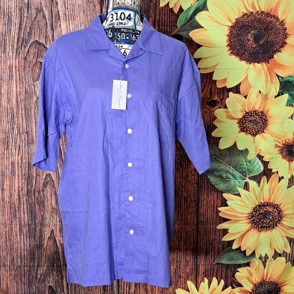 DANIEL Cremieux Purple Button down MEN'S SHIRT NWT - Picture 1 of 9